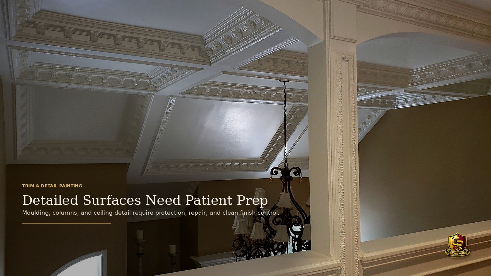 Ornate Ceiling and Trim Detail